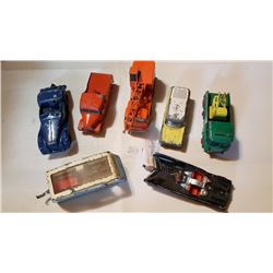 VINTAGE VEHICLE LOT, 2 DINKY TOYS, PLUS OTHER, AS IS