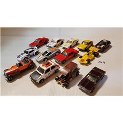 12 HOT WHEELS CARS, ALL FROM 1970s