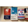 Image 2 : 5 OIL RELATED TINS, GM TIN IS FULL