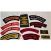Image 3 : CANADIAN ARMY PATCHES, LOT OF 13
