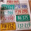 Image 1 : 9 SASKATCHEWAN LICENSE PLATES