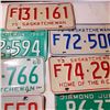 Image 4 : 9 SASKATCHEWAN LICENSE PLATES