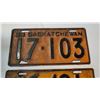 Image 4 : 1936, 38, 39 SASK LICENSE PLATES