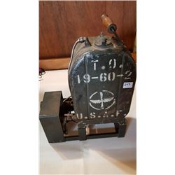 OLD US ARMY CRANK HEATER FOR STARTING MACHINES