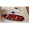 Image 1 : 19" OPEN SIGN, LOW VOLTAGE, BRIGHT, WORKS PERFECTLY
