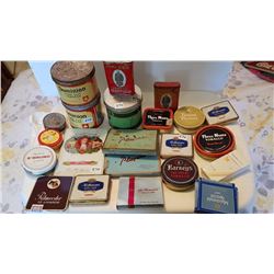 22 TOBACCO RELATED CANS & PACKAGES