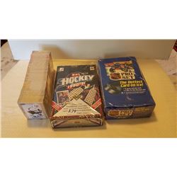 3 UNOPENED HOCKEY CARDS, BOXED SETS