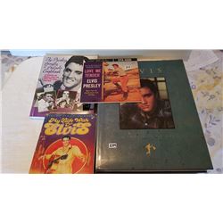 ELVIS PRESLEY BOOKS & RARE RECORD