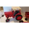 Image 2 : 3 TOY TRACTORS, LARGE IS 9"