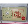 Image 1 : DRINK COCA COLA ADVERTISING CLOCK/SIGN ELECTRIC 30X16"