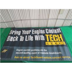 TECHGUARD, GMC APPROVED, COOLANT BANNER