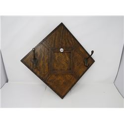 OAK PANEL HAT/COAT RACK