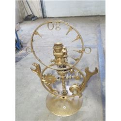 STEAM PUNK GEARED SCULPTURE, 28" T