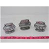 Image 2 : 3 TABLE LIGHTERS, 1940s MADE IN OCCUPIED JAPAN, UNUSUAL TABLE LIGHTER