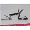 Image 1 : 3 MOTHER OF PEARL, BONE, ETC. POCKET KNIVES