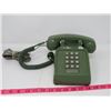 Image 1 : OLIVE GREEN 1970S/80S PRESS BUTTON TELEPHONE