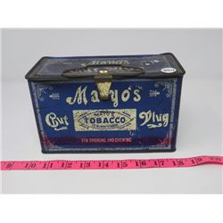 MAYO'S LUNCH BOX CUT PLUG TOBACCO TIN