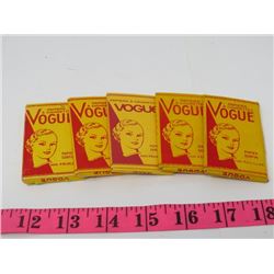 5 VOGUE CIGARETTE PAPER PKGS.