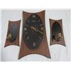 Image 1 : RETRO CARAVELLE CLOCK, 2 WALL SCONCES