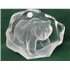 Image 2 : MATS JOHASSON, SWEDISH GLASS/CRYSTAL BEAR, 7X8½"