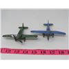 Image 2 : 2 WWII HAWKER HURRICANE AIRPLANES, LONDON TOY #11, MADE IN CANADA