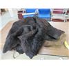 Image 1 : TANNED HORSE HIDE CUTTER ROBE W/TANNERY TAG 1121, GOOD SHAPE