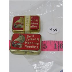 2 BOXES 'TALKING MACHINE NEEDLES' ONE NEVER OPENED FOR GRAMOPHONE