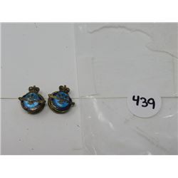 2 WWII RCAF LAPEL PINS