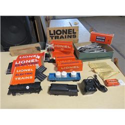 LIONEL ELECTRIC TRAIN SET #246, LINONEL LINES WITH TRACK SWITCHERS, SIGNALS, ETC, ALL IN ORGINAL BOX