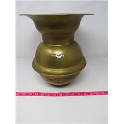 LARGE ANTIQUE BRASS SPITTOON