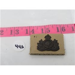 FIRST MOUNTED RIFLES, MANITOBA, CANADA, SASKATCHEWAN CANADA HAT BADGE?