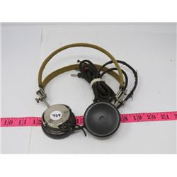 WWI WESTERN ELECTRIC RADIO HEADSET, JULY 29, 1918