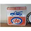 Image 1 : CAA DOUBLE SIDED ROAD SIGN 24X24"