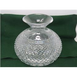 HEAVY EXQUISITE LEADED GLASS CRYSTAL LAMPSHADE 12" DIAM 9½ T