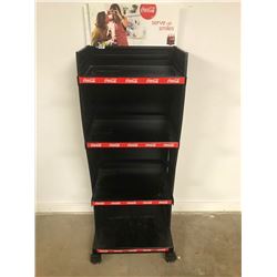 COCA COLA DISPLAY STAND 50"H 20" W, 16"D