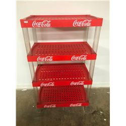 4 TIER COCA COLA STAND 53"H 31" W 18" D