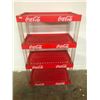 Image 1 : 4 TIER COCA COLA STAND 53"H 31" W 18" D
