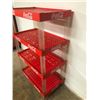 Image 3 : 4 TIER COCA COLA STAND 53"H 31" W 18" D