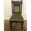 Image 1 : OAK DINING CHAIR LATE 1880S, UPHOLSTERED