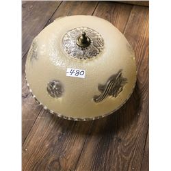 LIGHT FIXTURE 11½" SHADE, 2 SOCKETS