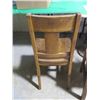 Image 4 : 4 ARTS & CRAFTS OAK DINING CHAIRS ORIGINAL