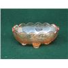 Image 4 : LOT OF 5 DISHES, CARAMEL COLORED CANDY DISH, SQUARE & PINK TINTED DISH,  2 ASHTRAYS