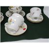 Image 1 : LOT OF 10 TEA CUPS/SAUCERS, MADE IN ENGLAND, (SADLER, QUEEN ANNE, ETC)