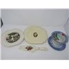 Image 1 : LOT OF SOUVENIR PLATES (2) BOWL (CHIPPED), SAUCER & PIE SERVER