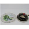 Image 1 : TEA CUP/SAUCER, PLATE, MADE IN OCCUPIED JAPAN (SAUCER CHIPPED)