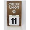 Image 1 : CREDIT UNION DAILY CHANGE CALENDAR