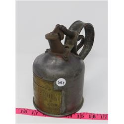 APPROVED SAFETY CAN MFD FOR AMERICAN LA FRANCE FIRE ENGINE CO. MADE IN CANADA