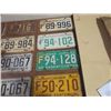 Image 4 : OLD LICENSE PLATES, 46, 50, 51, 52, 54, 52, 59 (2), 61, 64, 67