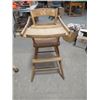 Image 1 : VINTAGE WOODEN HIGHCHAIR