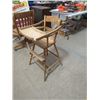 Image 3 : VINTAGE WOODEN HIGHCHAIR